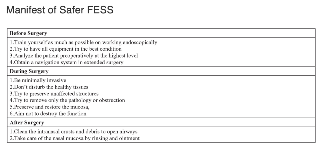 punti chiave per una fess sicura manifesto